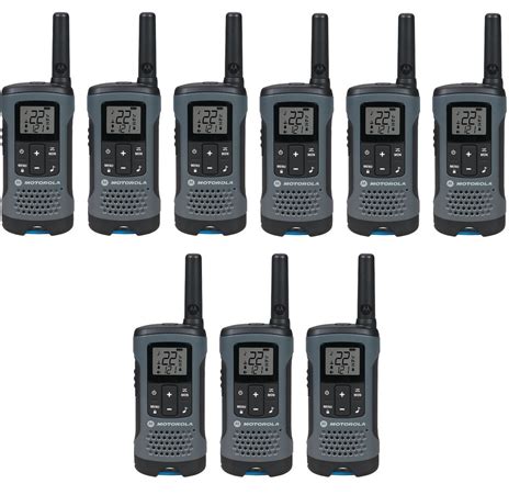 Motorola Talkabout T200TP Two Way Radio Walkie Talkie 9 Pack Set