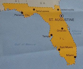 Where Is St Augustine Florida Map - Allyce Maitilde