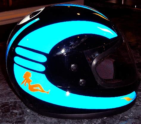 Sticker Kolam: Reflective Motorcycle Helmet Stickers