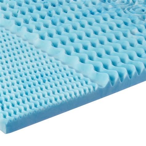 Cooling Gel 1.5 in. 5 Zone Memory Foam Mattress Topper by Arctic Sleep - Walmart.com