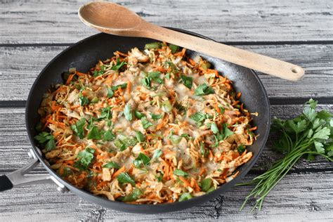 Chicken hash over baked potato - Family Food on the Table