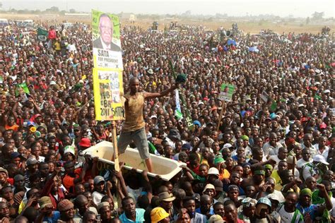 Zambia Peaceful After President Hands Over Power - The New York Times