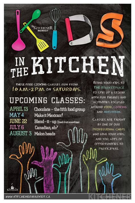 Free kids cooking lesson - Kitchener market | Cooking classes for kids ...