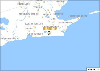 Bibione (Italy) map - nona.net