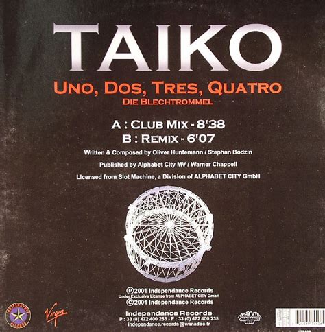 TAIKO Uno, Dos, Tres, Quatro vinyl at Juno Records.