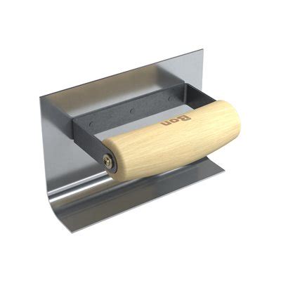 EPOXY COVE TOOL - 6" x 1 1/2" - 3/4" RADIUS 4" LIP WOOD WAVE HANDLE