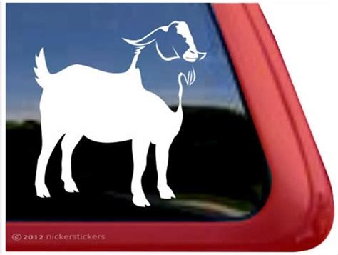 Custom Boer Goat Decals & Stickers | NickerStickers | Boer goats, Vinyl window decals, Window vinyl