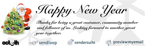 The Octeth Team Wishes You A Happy New Year! | Sendloop