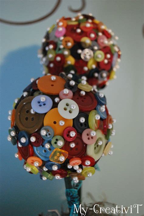 My-CreativiT: Craft Room – Button Flowers