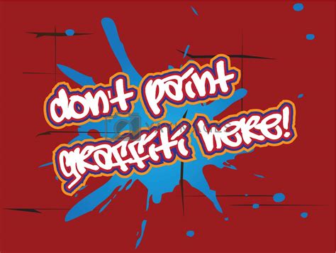 no graffiti by kovacevic Vectors & Illustrations with Unlimited ...