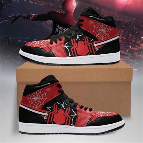 Spiderman Marvel Air Jordan 1 Sport Custom Sneakers JDH2171 – Choose Life. Choose Style