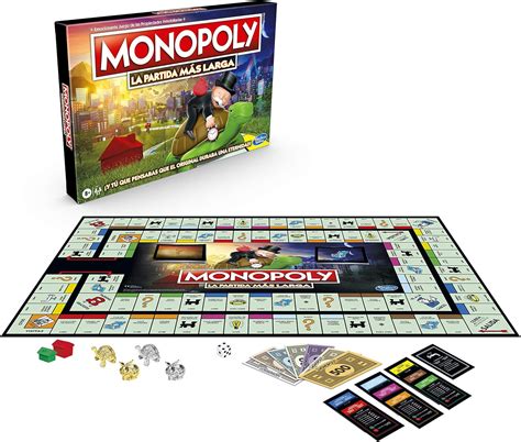 Monopoly- Longest Game Ever, Multicolor (Hasbro E8915105): Amazon.es ...