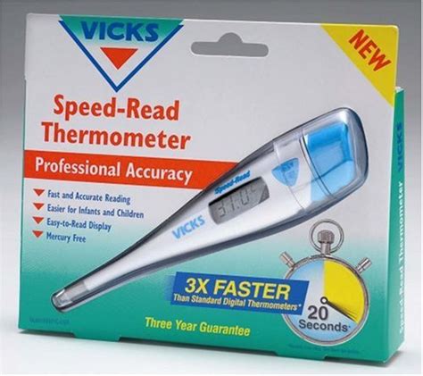 Vicks Thermometer, SpeedRead - vicks thermometer battery