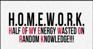 Famous Quotes Against Homework. QuotesGram