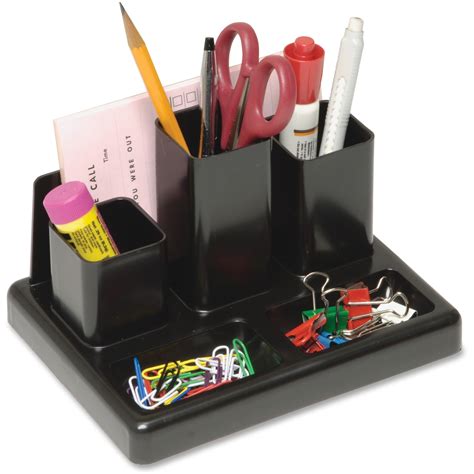 Victor Desktop Organizer - 5 Compartment(s) - 5.3" Height x 6.8" Width x 4.2" Depth - Desktop ...