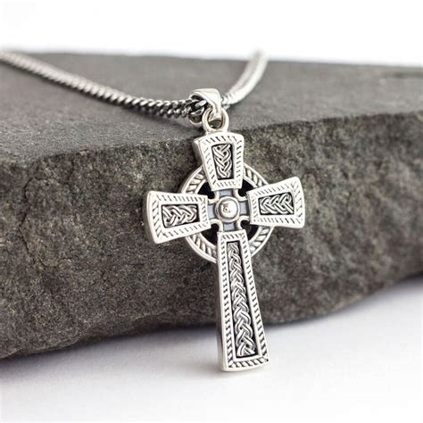 Celtic Cross Necklaces Made in Dublin, Ireland