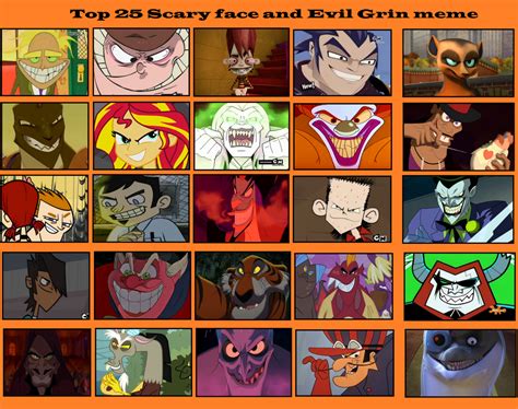 My Top 25 Evil Grins by EddyBite87 on DeviantArt