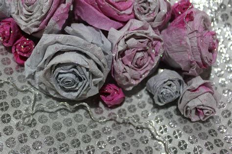 Crepe Paper Roses - Ribbons to Pastas