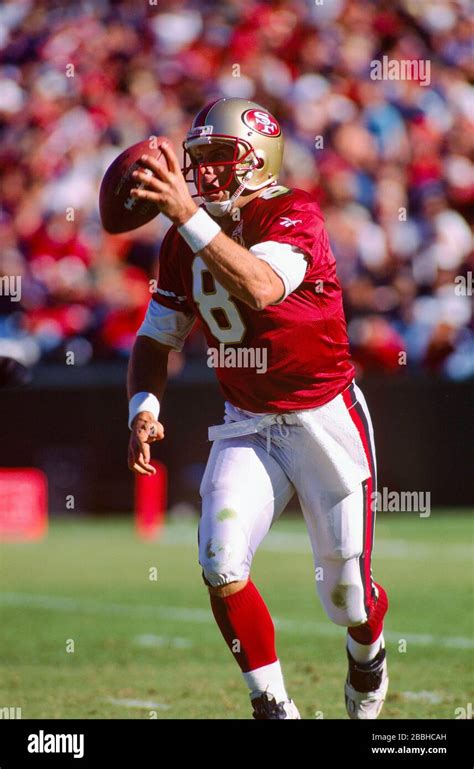 Steve Young of the San Francisco 49ers Stock Photo - Alamy