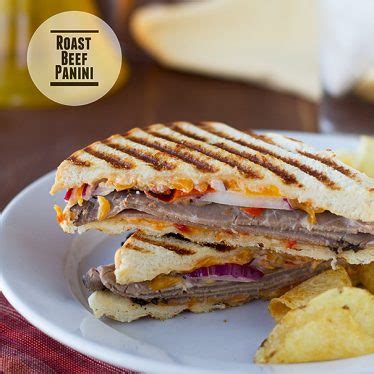 Roast Beef Panini - Taste and Tell