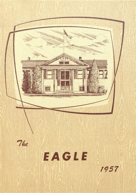 1957 yearbook from Eagle Valley High School from Richland, Oregon for sale