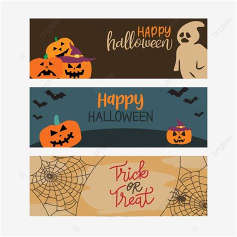 Halloween Banners Template Design Vector Illustration Holiday Horror Season Vector, Holiday ...