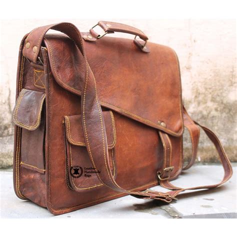 Vintage Leather Messenger Bag - All Fashion Bags