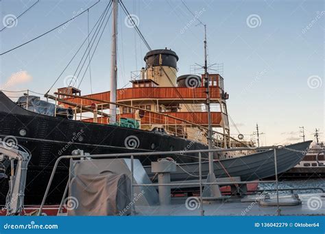 Tallinn, Estonia - November 18, 2018: Deck, Captain S Bridge of the ...