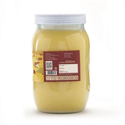 Two Brothers Organic Farms Natural Healthy Fresh Organic Desi Gir Cow A2 Cultured Ghee, 2250 ml ...