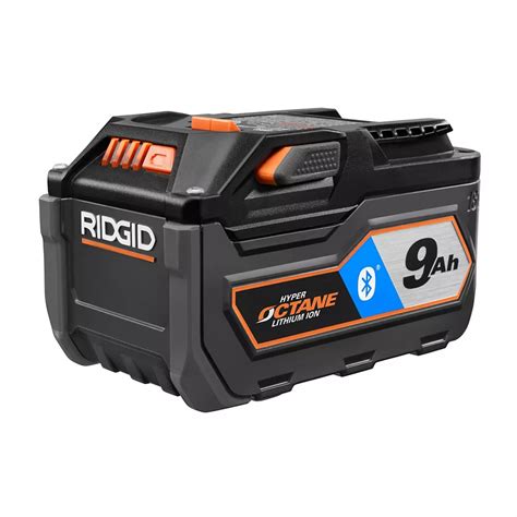 RIDGID 18-Volt HYPER OCTANE Bluetooth 9.0Ah Battery Pack | The Home ...