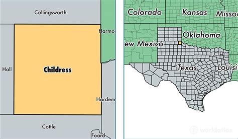 Childress County, Texas / Map of Childress County, TX / Where is ...