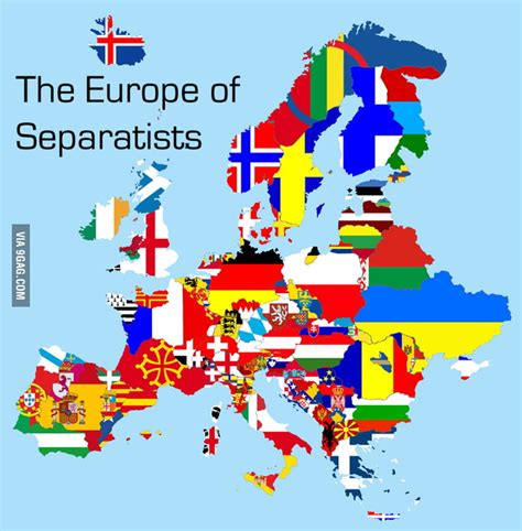 If all separatist movements in Europe gained independence - 9GAG