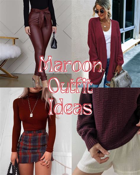 55 Deeply Beautiful Maroon Outfits - ljanestyle