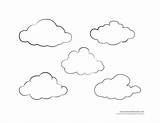 Free Coloring Pages Of Clouds sketch template