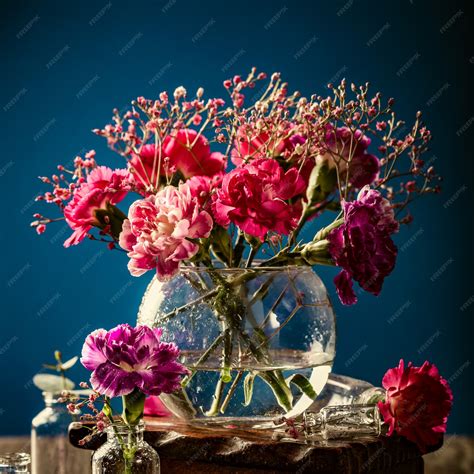 Premium Photo | Bouquet of pink carnation