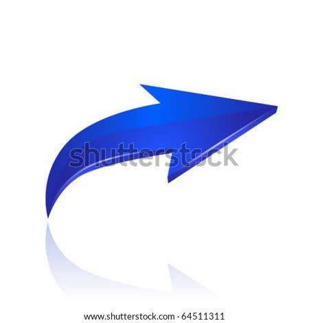 Blue Arrow. Vector - 64511311 : Shutterstock