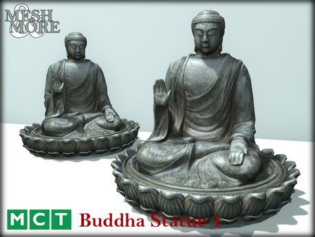 Second Life Marketplace - M&M FULL PERM BUDDHA STATUE 1 - 1.38m tall