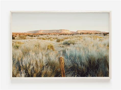 Sagebrush Desert Sagebrush Wall Art Utah Landscape Desert | Etsy