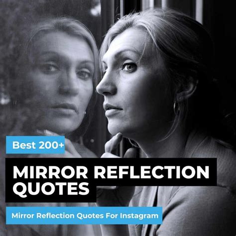 Best 200+ Mirror Reflection Quotes For Instagram | Quotesmasala