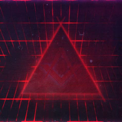 geometry red triangle 4k iPad Wallpapers Free Download