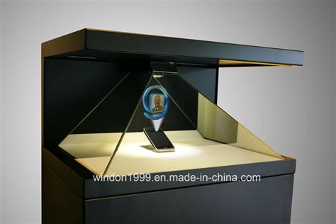 32" 3D Hologram Display Showcase, Holographic Vitrine Projection ...