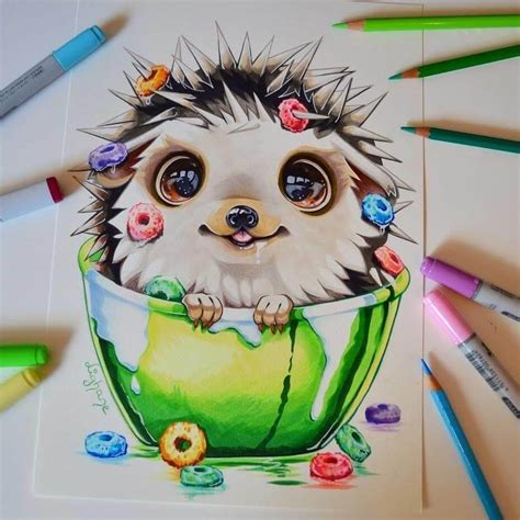 Colorful Drawings Of Animals