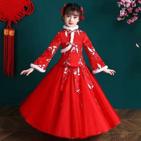 Doveyaf Girl's Tang Spring Festival Dress Chinese - Etsy in 2022 ...