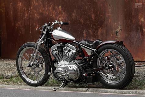 Subtle Deception: A Harley Sportster bobber from 2LOUD | Chopper, Bobber, Motorrad