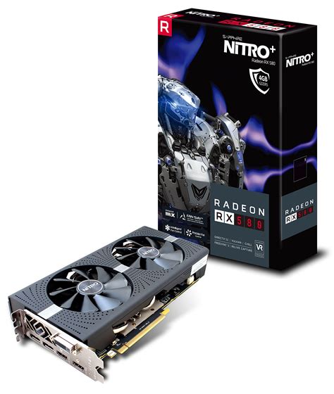 Buy Sapphire 11265-07-20G Radeon Nitro+ Rx 580 4GB GDDR5 Dual HDMI/DVI ...