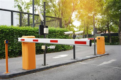 Automatic Barrier Gate , Security system for building and car entrance ...