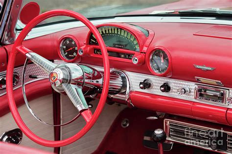 1955 Ford Thunderbird Interior Photograph by Tim Gainey - Fine Art America