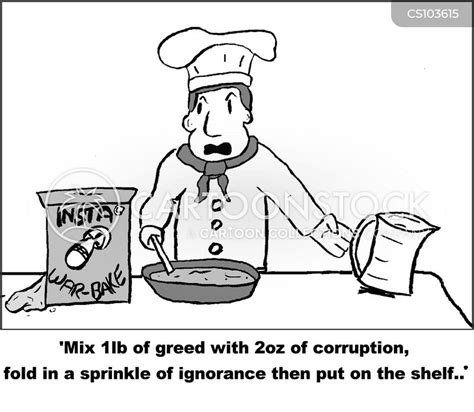 Greed Corruption Cartoons and Comics - funny pictures from CartoonStock