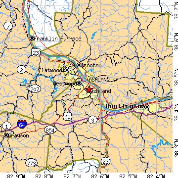 Ashland, Kentucky (KY) ~ population data, races, housing & economy