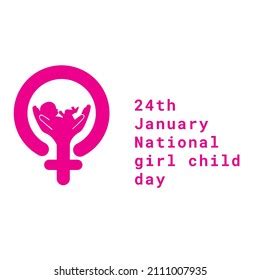 National Girl Child Day Free Vector Stock Vector (Royalty Free) 2111007935 | Shutterstock